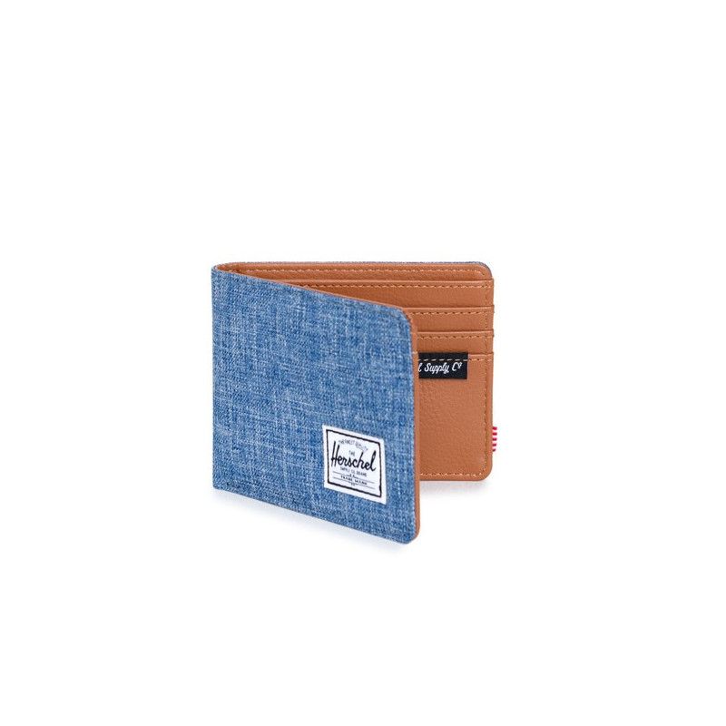Cartera Herschel: Hank (Limoges Cross Tan Pebbled Synth Lea)