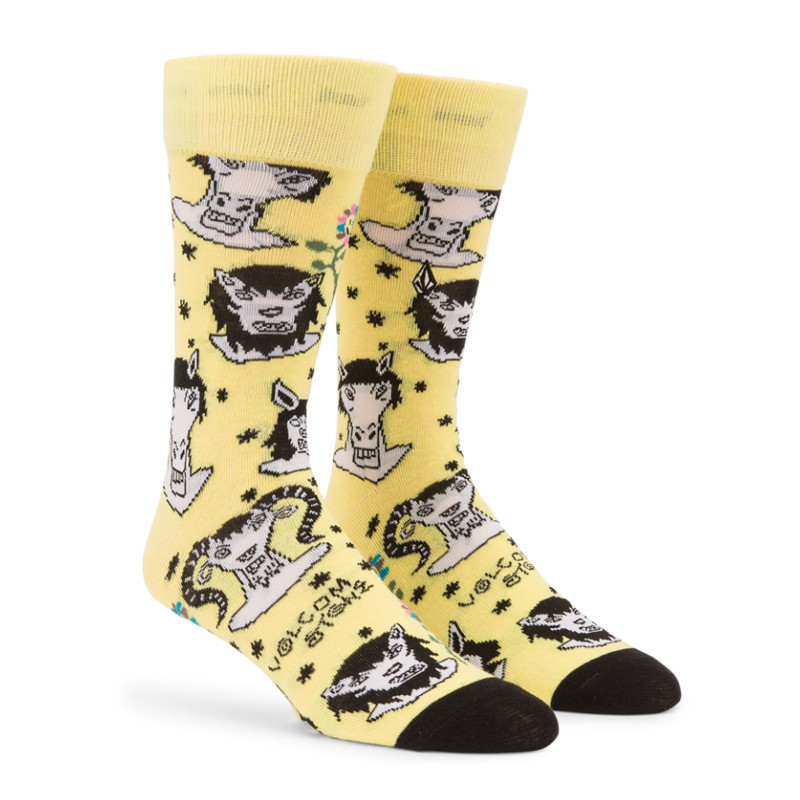 Calcetines Volcom: Surf Vitals Ozzy Sock (Glimmer Yellow)