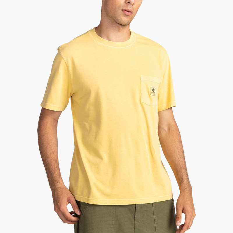 Camiseta Element: Basic Pocket Label S (Cream Gold)