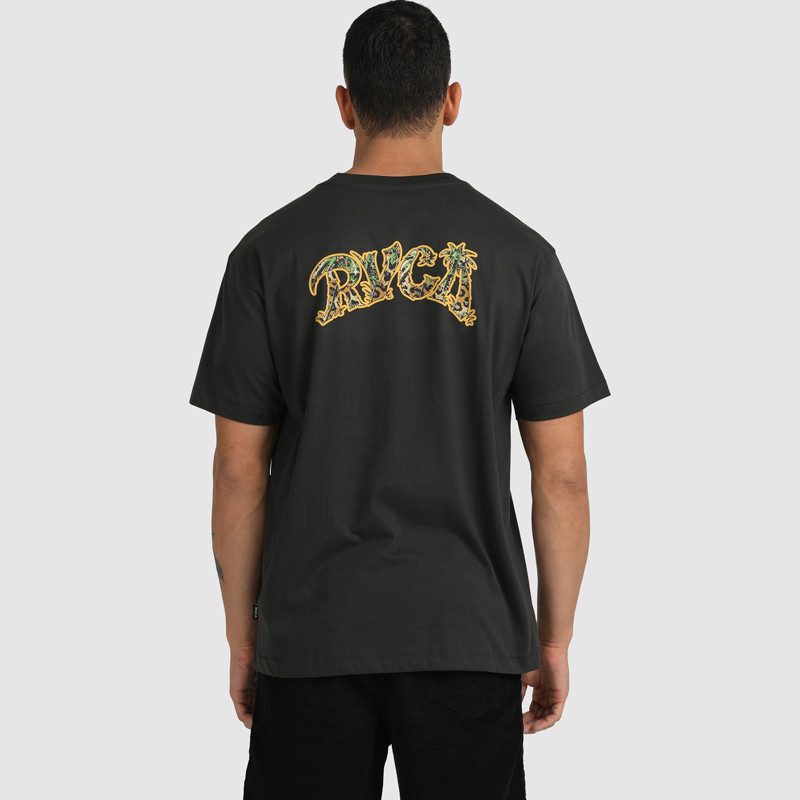 Camiseta RVCA: Tropicali SS Tee (Pirate Black)