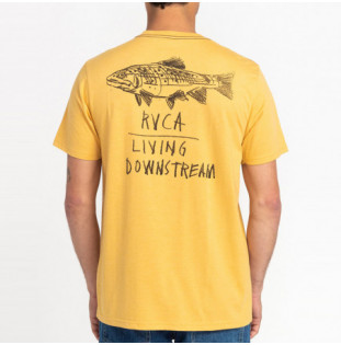 Camiseta RVCA: Downstream (Vintage Gold)