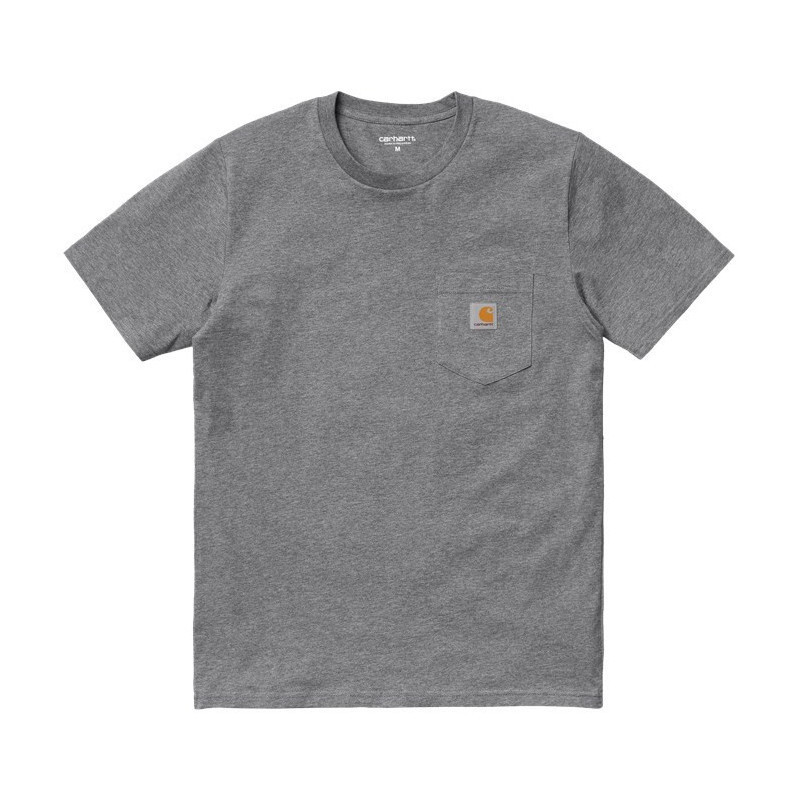 Camiseta Carhartt WIP: SS Pocket T Shirt (Dark Grey Heather)