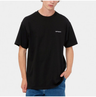 Camiseta Carhartt: SS Script Embroidery T Shirt (Black White) Carhartt - 1