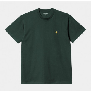 Camiseta Carhartt: SS Chase T Shirt (Juniper Gold) Carhartt - 1