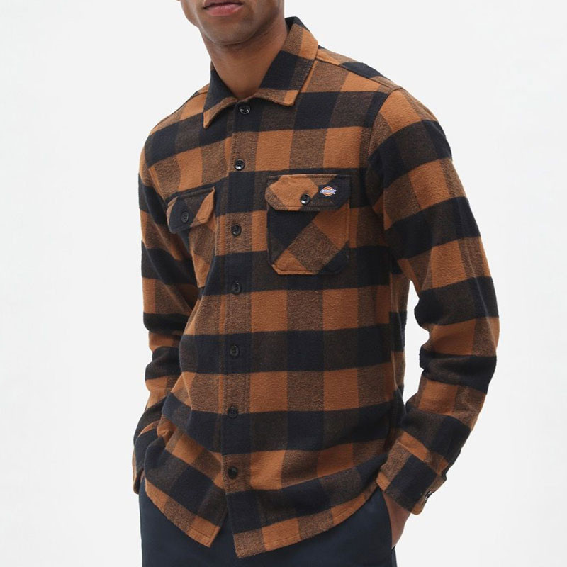 Camisa Dickies: New Sacramento Shirt (Brown Duck)