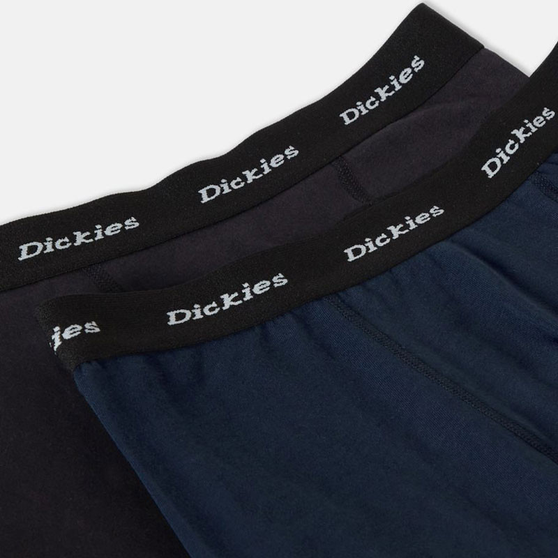 Boxer Dickies: Dickies 2 Pack Trunks (Navy/Black)