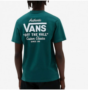 Camiseta Vans: MN Holder St Classic (Deep Teal White) Vans - 1