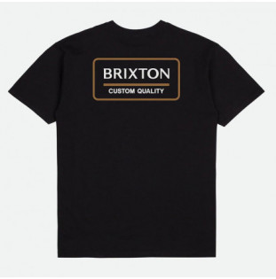 Camiseta Brixton: Palmer Proper SS Stt (Black Bright Gold) Brixton - 1