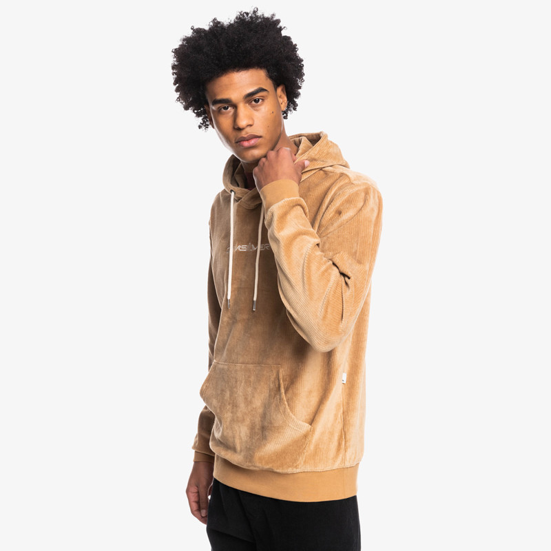 Sudadera Quiksilver: Knitted Cord Hoodie (Tannin)