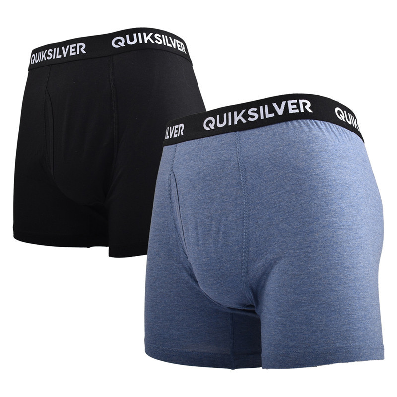 Boxer Quiksilver: 2Pk QK Core Super Soft (Denim Heather)