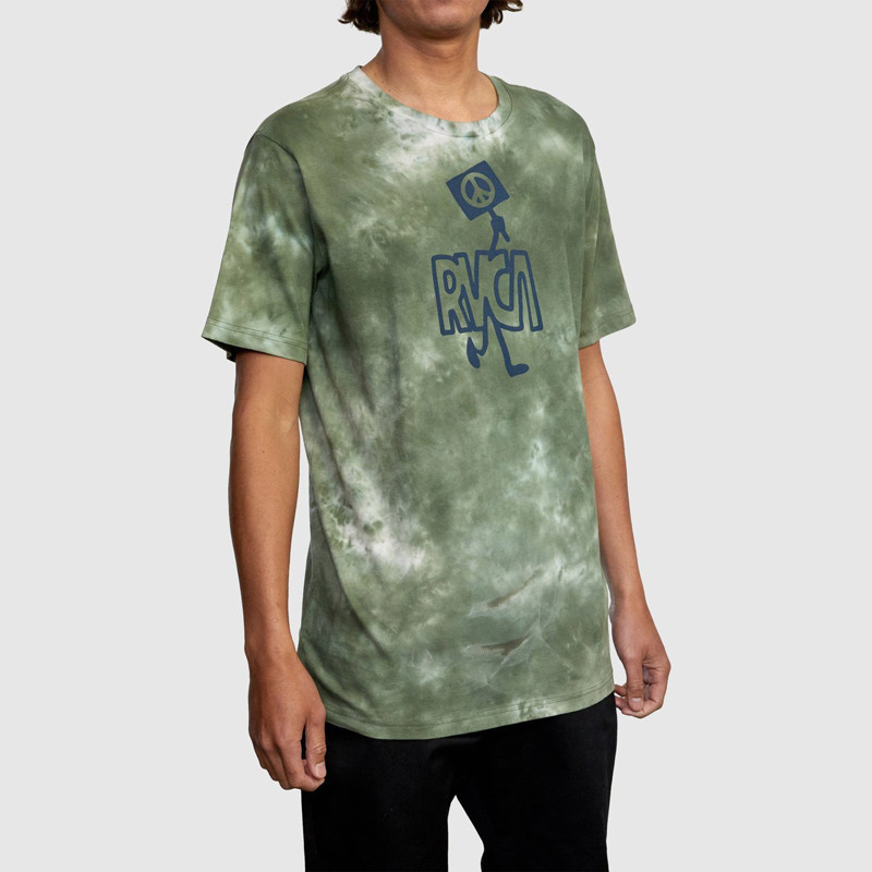 Camiseta RVCA: Peace Out SS (Green)