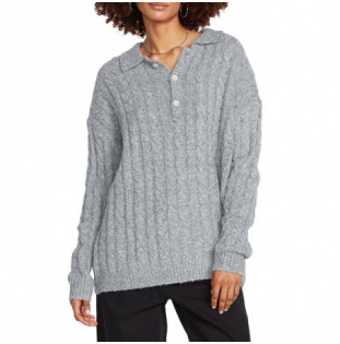 Jersey Volcom: Low Low Polo Sweater (Daze Grey) Volcom - 1