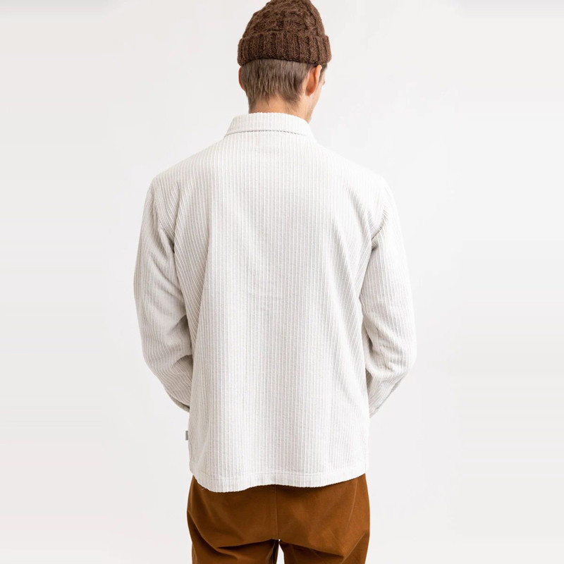 Camisa Rhythm: Cord LS Shirt (Natural)