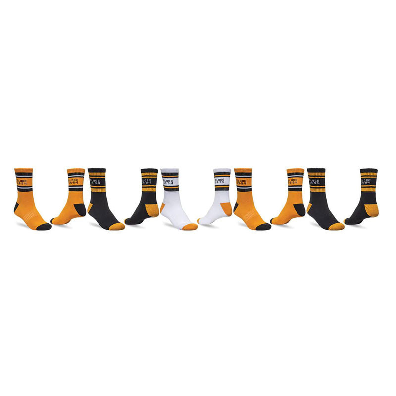 Calcetines Globe: Bengal Crew Sock 5 Pack 7 a 11 (Gold)