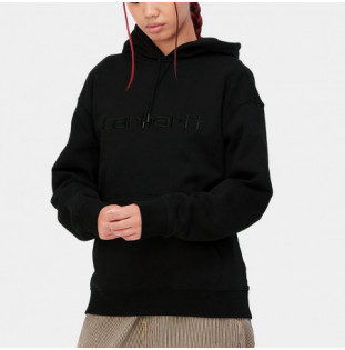 Sudadera Carhartt: W Hooded Carhartt Sweatshirt (Black Black) Carhartt - 1