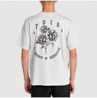 Camiseta RVCA: Floral Skulls S (Athletic Heathe) RVCA - 1