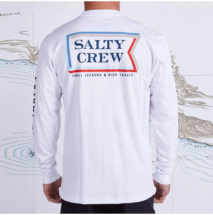 Camiseta Salty Crew: Layers Premium LS Tee (White) Salty Crew - 1