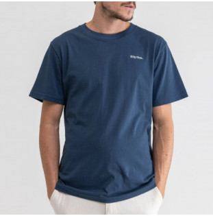 Camiseta Rhythm: Classic Brand Tee (Worn Navy) Rhythm - 1