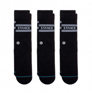 Calcetines Stance: Basic 3 Pack Crew (Black) Stance - 1