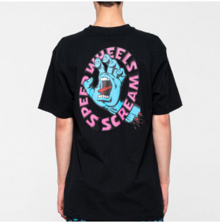 Camiseta Santa Cruz: Speed Wheels Scream T Shirt (Black) Santa Cruz - 1