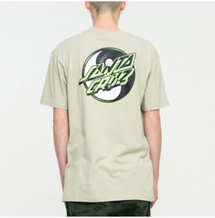 Camiseta Santa Cruz: Yin Yang Dot T Shirt (Nickel) Santa Cruz - 1