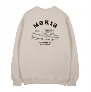 Sudadera Makia: Boat Sweatshirt (Off White) Makia - 1