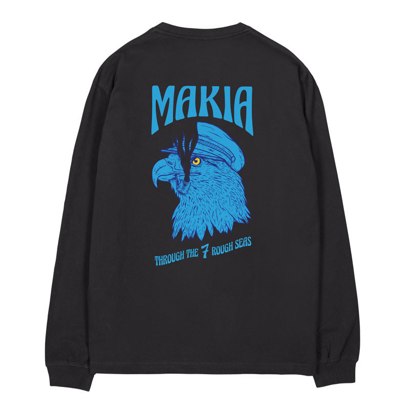 Camiseta Makia: Captain Eagle Long Sleeve (Black)