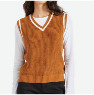 Jersey Brixton: Melody Sweater Vest (Glazed Ginger) Brixton - 1