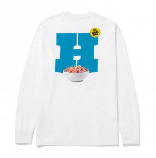 Camiseta HUF: Cereal Killer LS Tee (White) HUF - 1