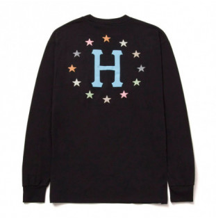 Camiseta HUF: Puff Galaxies LS Tee (Black) HUF - 1