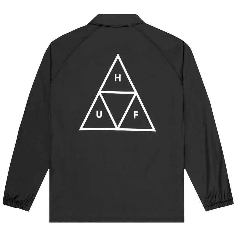 Chaqueta HUF: Essentials TT Coaches Jacket (Black)