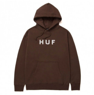 Sudadera HUF: Essentials OG Logo PO Hoodie (Chocolate) HUF - 1