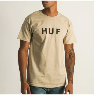 Camiseta HUF: Essentials OG Logo SS Tee (Sand) HUF - 1