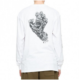 Camiseta Santa Cruz: Alive Hand LS T Shirt (White) Santa Cruz - 1