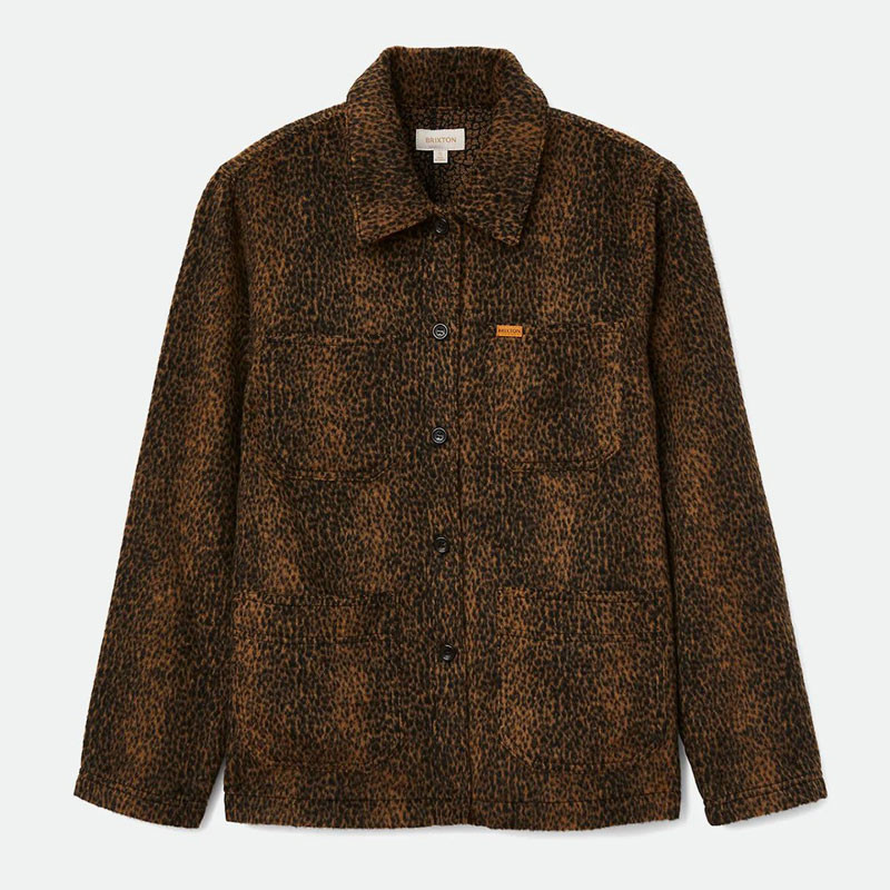 Chaqueta Brixton: Survey W Chore Coat (Leopard)