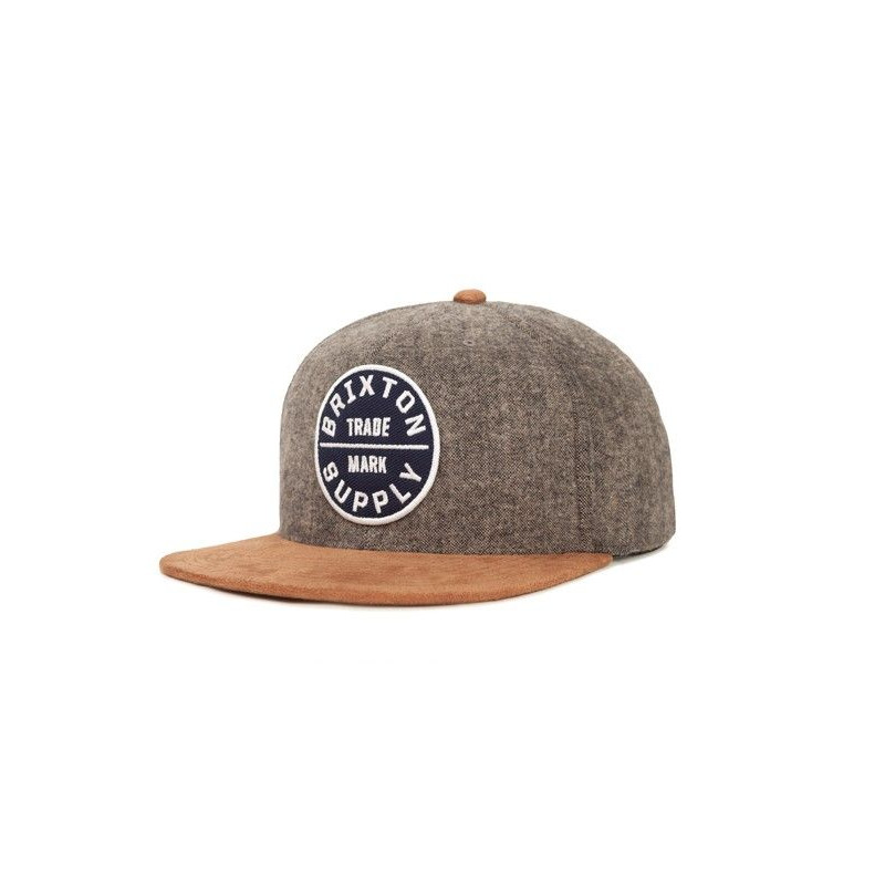 Gorra Brixton: OATH III SNAPBACK (GREY COPPER)