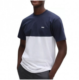 Camiseta Vans: MN Colorblock Tee (White Dress  Blues) Vans - 1