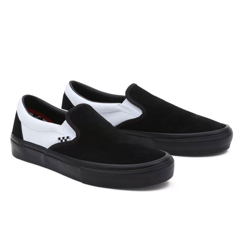 Zapatillas Vans: MN Skate Slip On (Black Black White)