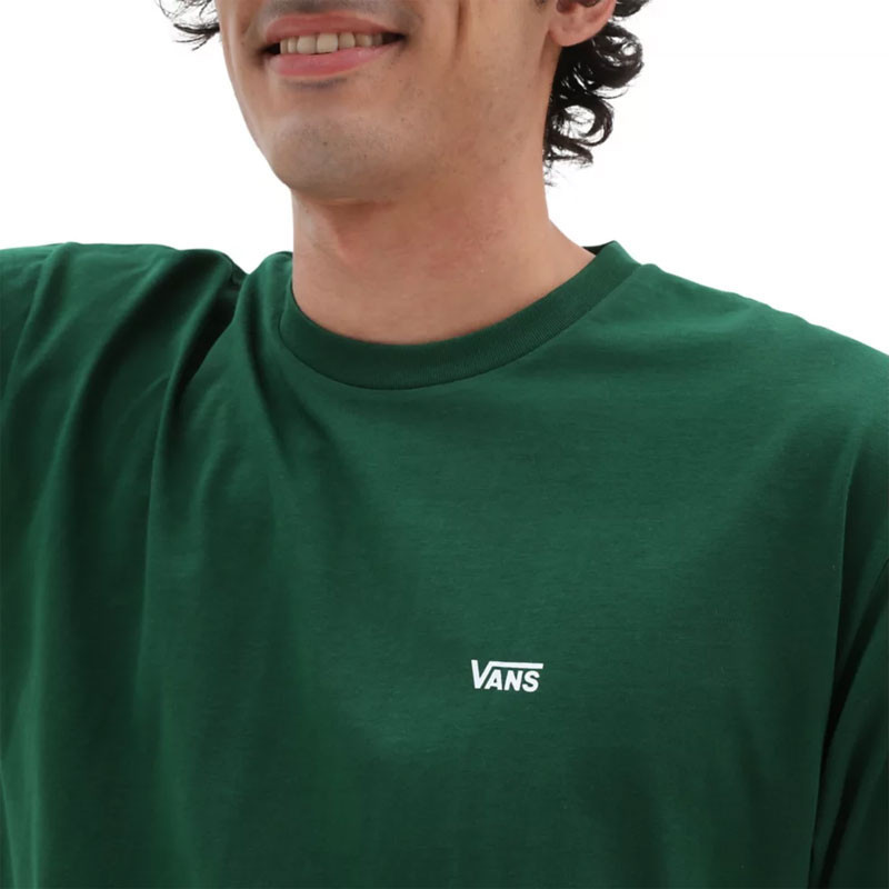 Camiseta Vans: MN Left Chest Logo Tee (Eden White)