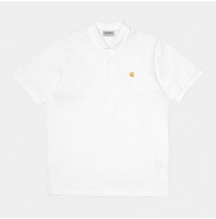 Polo Carhartt WIP: SS Chase Pique Polo (White Gold) Carhartt WIP - 1