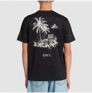 Camiseta RVCA: Tiger Beach (Black)