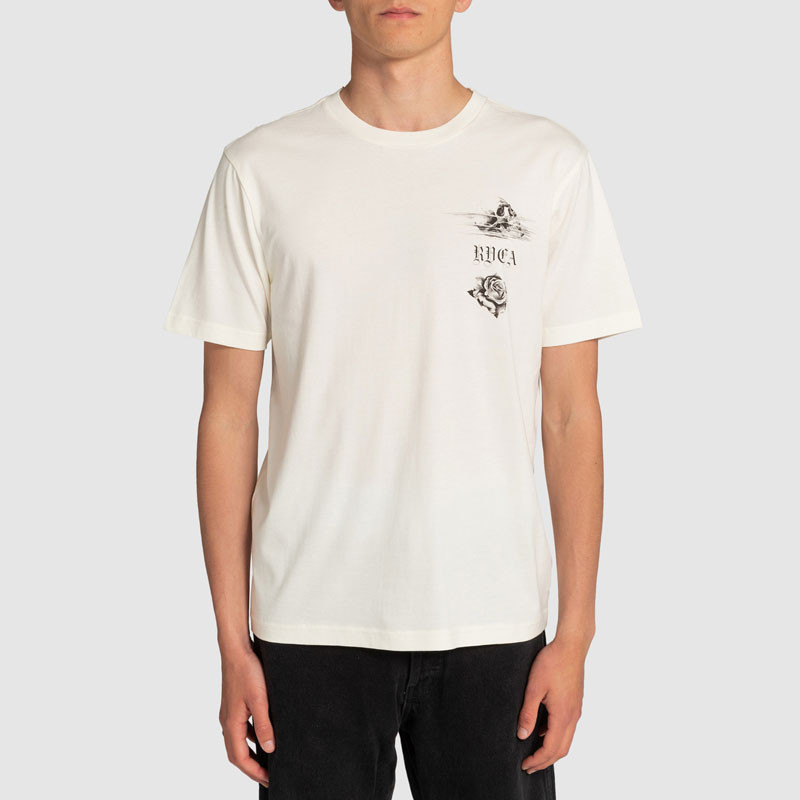 Camiseta RVCA: Tiger Beach (Antique White)