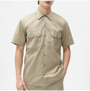 Camisa Dickies: Work Shirt SS Rec (Khaki) Dickies - 1