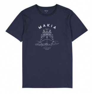 Camiseta Makia: Mariner T-shirt (Dark Blue)