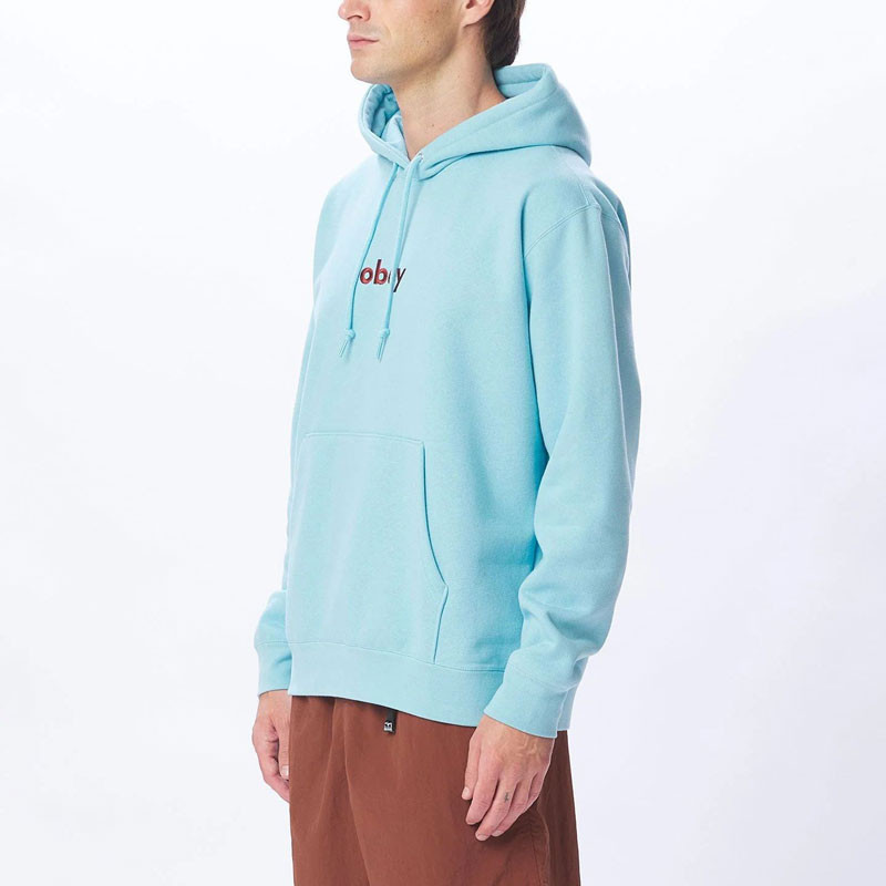 Sudadera Obey: Obey Lowercase Hood (Sky Blue)