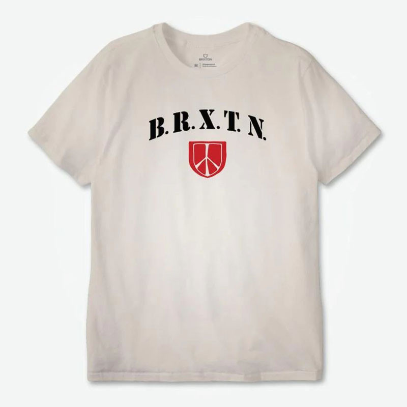 Camiseta Brixton: Harden SS Stt (Cream)