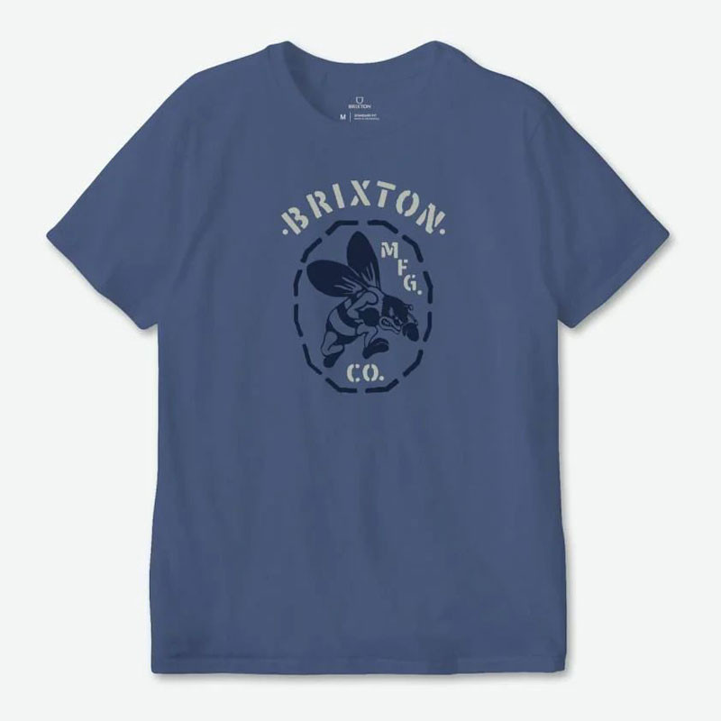 Camiseta Brixton: Reeder SS Tlrt (Pacific Blue)