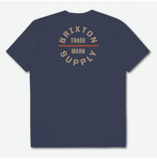 Camiseta Brixton: Oath V SS Stt (Washed Navy Sand)
