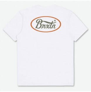 Camiseta Brixton: Parsons SS Tlrt (White Olive Surplus)
