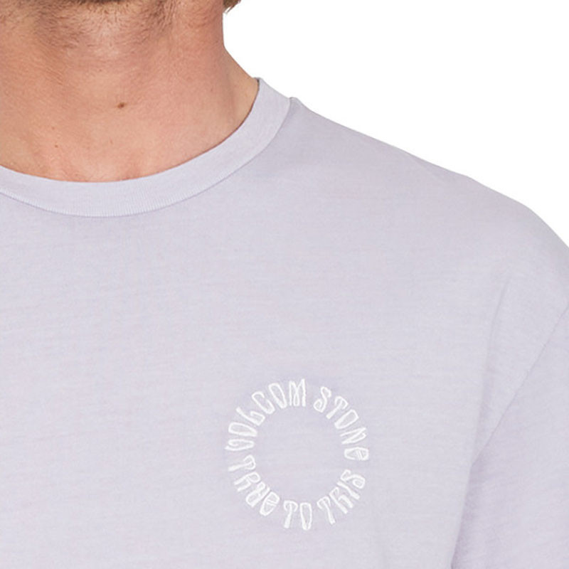 Camiseta Volcom: Circle Emb SST (Light Orchid)